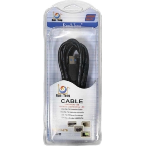 Alternative view of RUN&TENG Καλώδιο USB θηλυκό σε αρσενικό 3m R&T-11476 - USB FM/FM Extension cable