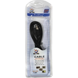Alternative view of RUN&TENG Καλώδιο Ήχου 3.5mm σε USB 1.5m R&T-1469 - USB to audio jack cable