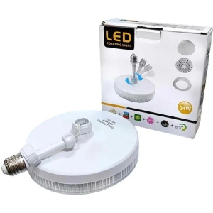 LED φωτιστικό οροφής 24W Φ230 3000Κ Θερμό φως Ε27 - LED Rotating Light