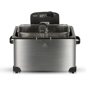 Alternative view of Raf R.5249 Φριτέζα Λαδιού με Διπλό Αποσπώμενο Κάδο 2000W 5lt Ασημί - Deep Fryer