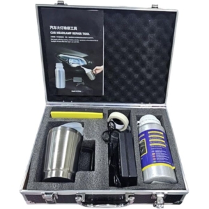 Alternative view of Επαγγελματικό Σετ Επαναφοράς Φαναριών Αυτοκινήτου με Υγρό Πολυμερές και Βαλίτσα Μεταφοράς - Professional Car Headlight Restoration Kit