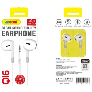 Andowl Ενσύρματα Ακουστικά με AUX 3.5mm Q16 - Earphone