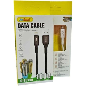 Andowl Καλώδιο δεδομένων Lightning σε USB 1m Q-SJ750 - Data Cable
