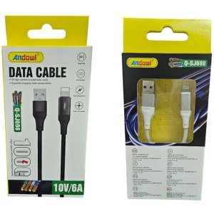Andowl Καλώδιο δεδομένων USB σε Lighting 10V/6A Q-SJ698 - Data Cable