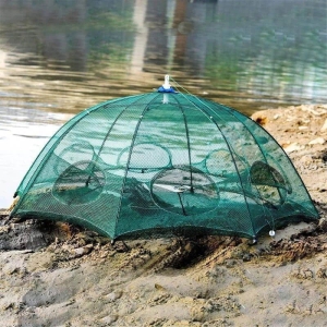 Alternative view of Φορητή αλιευτική παγίδα με 8 τρύπες - Foldable Fishing Net