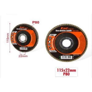 KMT Δίσκος Λείανσης P80 115x22mm- Sanding Disc