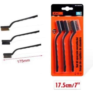 KMT Σετ Συρματόβουρτσες Χειρός 3τμχ 175mm - Mini Brush Set