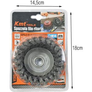 Alternative view of KMT Tools Συρματόβουρτσα για Δράπανο 125mm M14  - Drill Brush