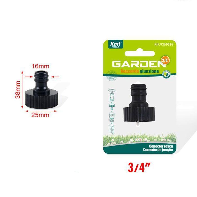 KMT Tools Ρακόρ Ποτίσματος Βρύσης 38 Χιλιοστών 3/4″ - Watering Tap Connector