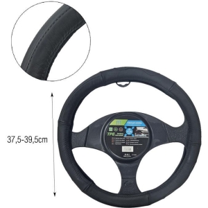 Alternative view of Universal Κάλυμμα Τιμονιού Δερματίνη 37,5–39,5cm - Steering Wheel Cover Leatherette