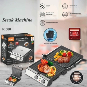Alternative view of RAF Πολυλειτουργική ψησταριά 2200W R.560 - Steak Machine
