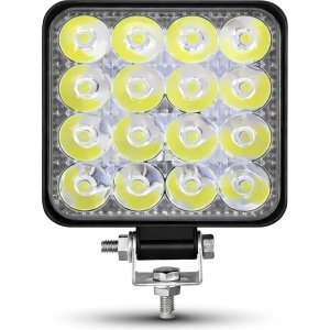 Προβολέας Τετράγωνος για Αυτοκίνητο 16 Led 48W 3cm – Car Super-Power Square