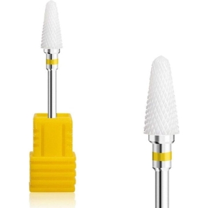 Κεραμικό φρεζάκι κίτρινο Α2 - Ceramic nail drill bit