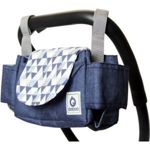 Alternative view of Aiebao Τσαντάκι αποθήκευσης βρεφικών ειδών για καρότσι - Τσάντα καροτσιού - Stroller Bag