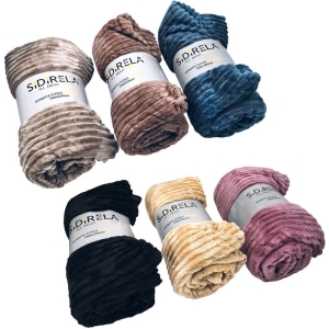 Sidirela Κουβέρτα Fleece Cocoon 200x220cm - Super Soft Blanket