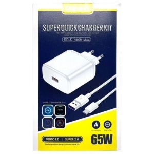 Olesson Σούπερ γρήγορη φόρτιση για Micro SD-5 VOOC 4.0 65W 100cm