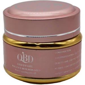 QBD UV/LED Gel για Νύχια 3 σε 1  Άσπρο1332-03 - QBD LED UV GEL BALANGE BUILDER