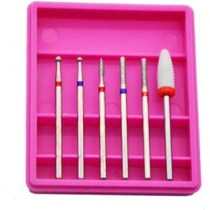 Φρεζάκια Νυχιών Σετ 6τεμ σε Κουτί Αποθήκευσης