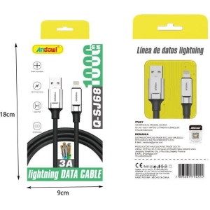 Alternative view of Andowl Καλώδιο δεδομένων USB σε Lightning– 3A Q-SJ68 - Data Cable
