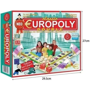 Alternative view of Επιτραπέζιο Παιχνίδι Classic Europoly Double NO.0305 - Board game
