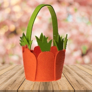 Διακοσμητικό πασχαλινό καλάθι - Easter carrot basket