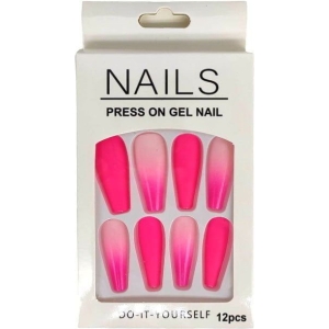 Alternative view of Αυτοκόλλητα νύχια σε διάφορα σχέδια 12 τμχ - Press-on fake nails