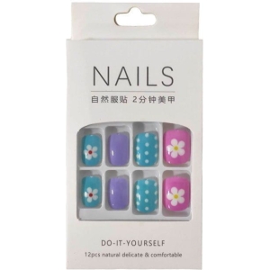 Αυτοκόλλητα νύχια σε διάφορα σχέδια - Press-on fake nails