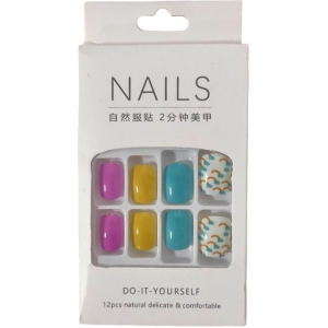 Αυτοκόλλητα νύχια σε διάφορα σχέδια - Press-on fake nails