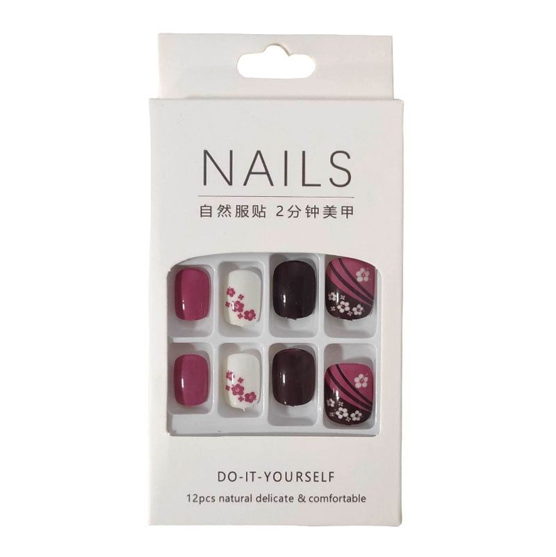 Αυτοκόλλητα νύχια σε διάφορα σχέδια - Press-on fake nails - Image 4