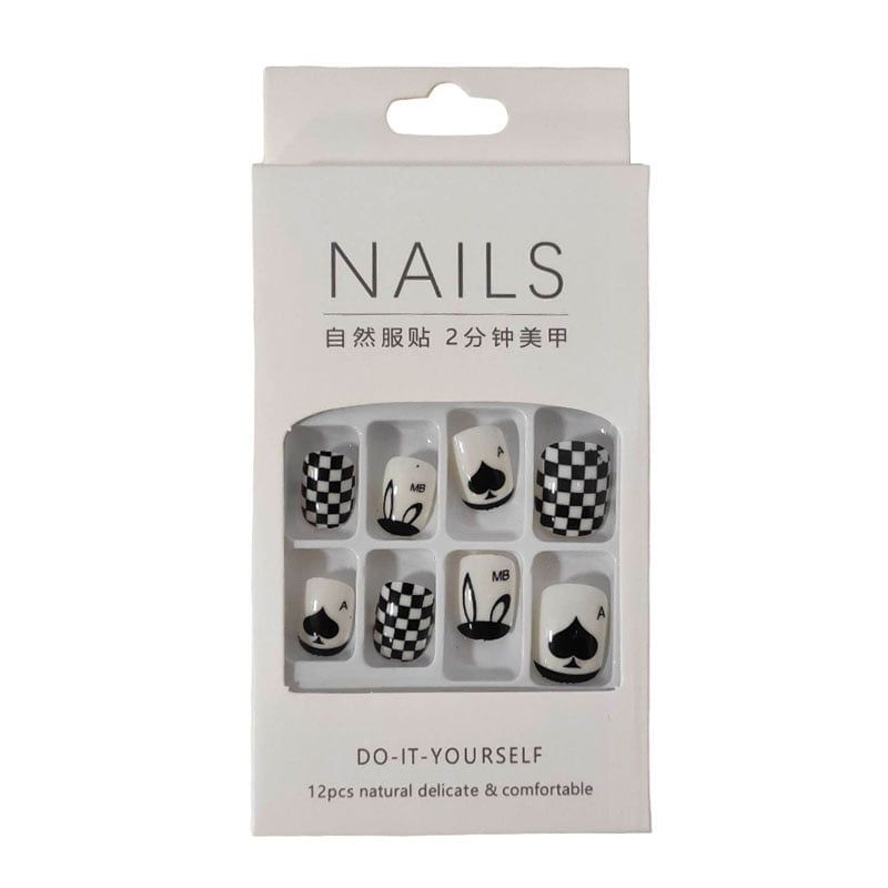 Αυτοκόλλητα νύχια σε διάφορα σχέδια - Press-on fake nails - Image 8