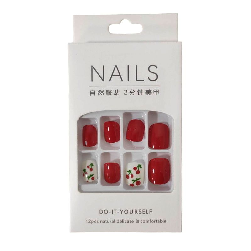 Αυτοκόλλητα νύχια σε διάφορα σχέδια - Press-on fake nails
