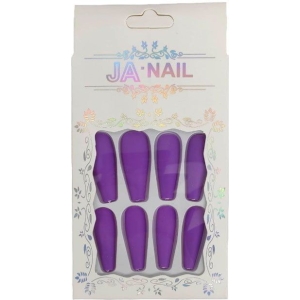 Αυτοκόλλητα νύχια σε διάφορα σχέδια 12 τμχ - Press-on fake nails