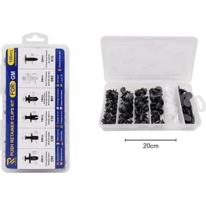 Rchang Πλαστικά κλίπς συγκράτησης αυτοκινήτου για GM 100τεμ W26/W10059-1 - Push retainer clips kit 100pcs