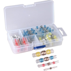 RCHANG Σετ Θερμοσυστελλόμενα Μονωτικά Καλωδίων σε Κασετίνα 100τμχ - Heat shrinkable solder tube