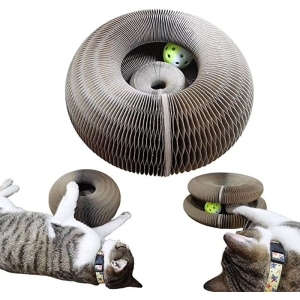 Alternative view of Παιχνίδι γάτας στρογγυλή ξύστρα - Cat scratching board