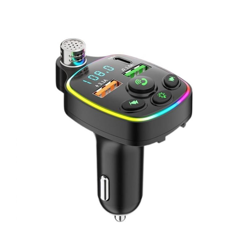 Andowl Πομπός αυτοκινήτου φορτιστής FM Transmitter Q-C71 – Car FM Transmitter - Image 2