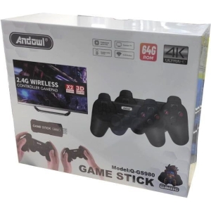 Alternative view of Andowl Ασύρματα χειριστήρια παιχνιδιών 2.4G Q-GS980 - Wireless Controller Gamepad with 4K Ultra HD Game Stick