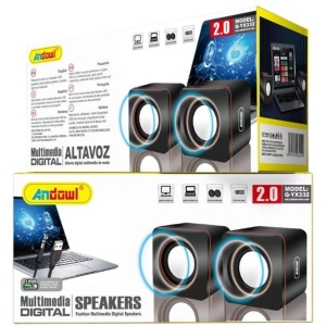Andowl Ηχεία Υπολογιστή 2.0 Multimedia Q-YX332 - Mobile Desktop Multimedia Digital Speakers