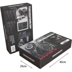 Andowl Επαγγελματικό Μικρόφωνο Ηχογράφισης & Ακουστικά με Βάση Q-MiC97 - Professional Studio Suite