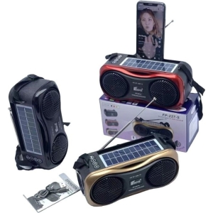 Alternative view of EPE FP-227-S Φορητό Ηλιακό Ηχείο με USB & φακό – Wireless speaker with USB & torch