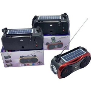 EPE FP-227-S Φορητό Ηλιακό Ηχείο με USB & φακό – Wireless speaker with USB & torch