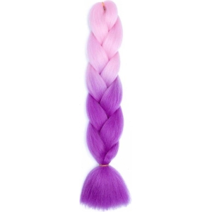 Yuan yao Μαλλιά για Ράστα ombre ροζ-μωβ BY42 - Rasta hair