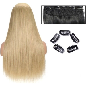 Τρέσα μαλλιών με κλιπς ξανθό - Hair tapes