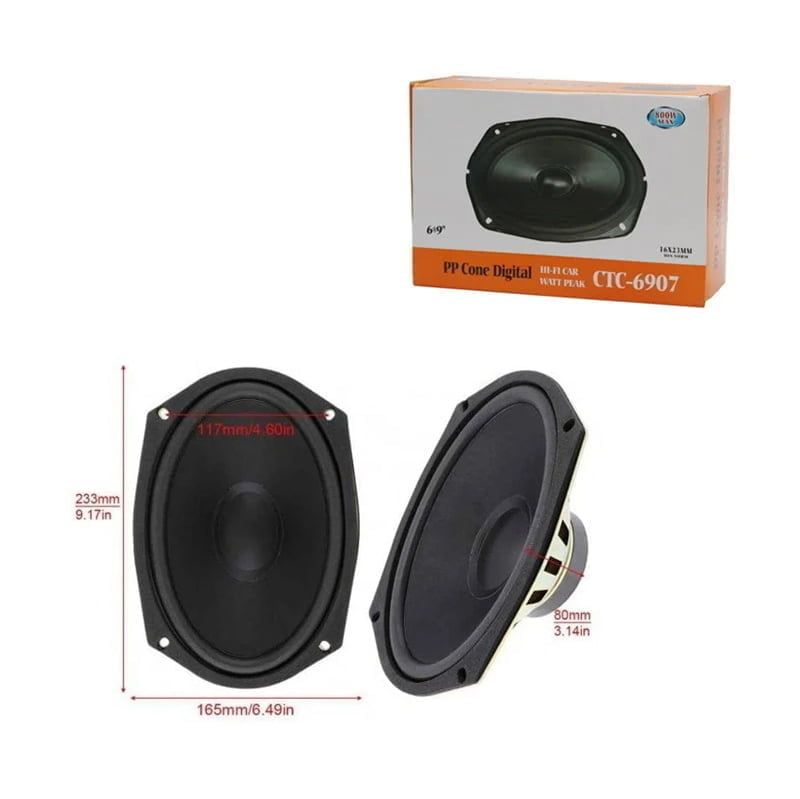 Fony Ηχείο Αυτοκινήτου 6*9″ 80W CTC-6907 - Car Speaker PP Cone Digital - Image 3