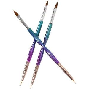 Πινέλο νυχιών διπλής όψης 3τεμ - Nail pen