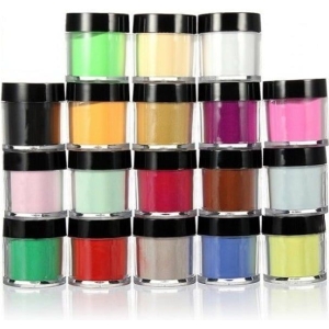 Ακρυλική σκόνη νυχιών σετ 24 διαφορετικά χρώματα - Nail Acrylic Dip Powder