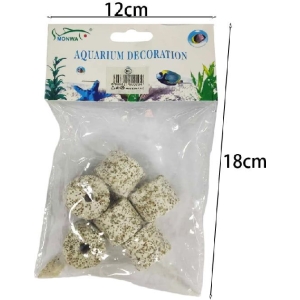 Δικοσμητικές πέτρες ενυδρίου 6τμχ - Aquarium decorative stones 6pcs