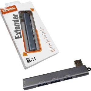 Alternative view of Original SX-71 USB Extender πολλαπλών Χρήσεων με 3 Θύρες USB - Multifunctional Extender USB