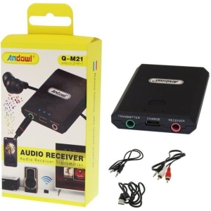 Επαναφορτιζόμενος Δέκτης και Πομπός Ήχου Bluetooth Q-M21 Andowl