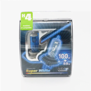 Alternative view of HNG Λάμπες Αλογόνου Τύπου Xenon 60/55w 12v H4 5500k 2τμχ - Halogen Lamp Super White 2pcs